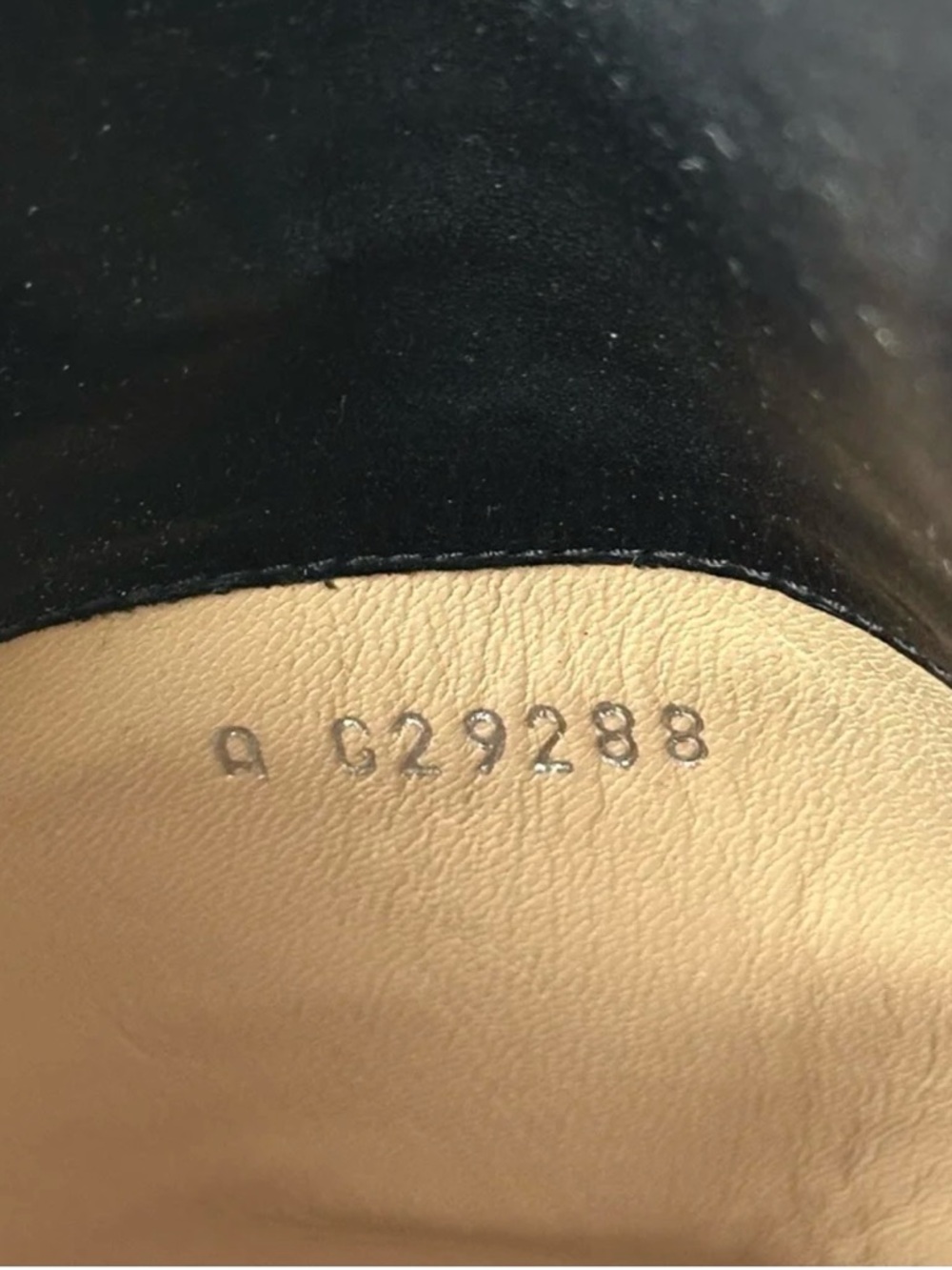 CHANEL Black Leather Over-the-Knee Boots with Embossed CC size 38 1/2C - Picture 11 of 12